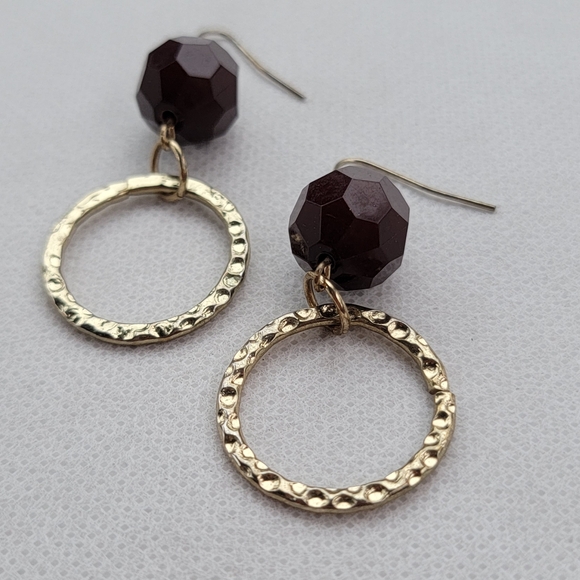 Bead Drop Earrings - Picture 2 of 3